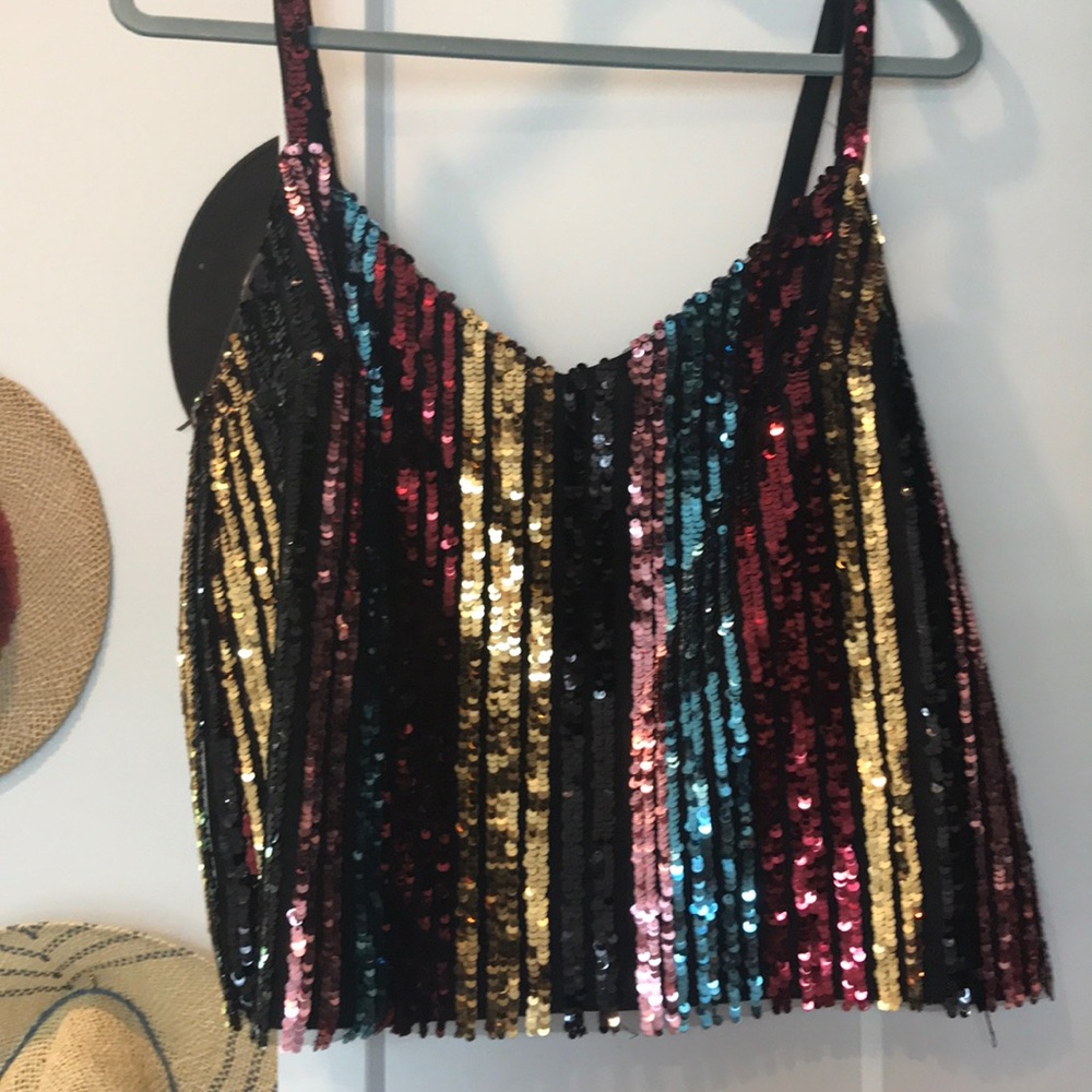 Sequin top